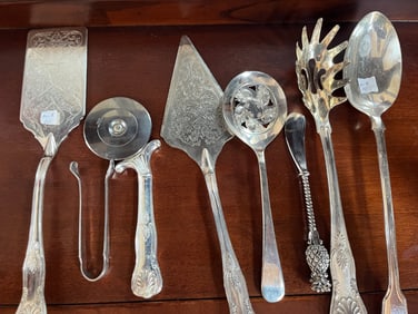 8-Silver Serving Utensils