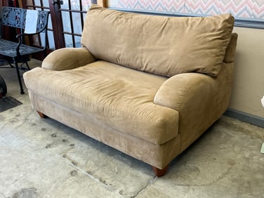 Suede Sleeper Sofa