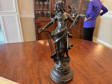 Auguste Moreau Sculpture of La Melodie