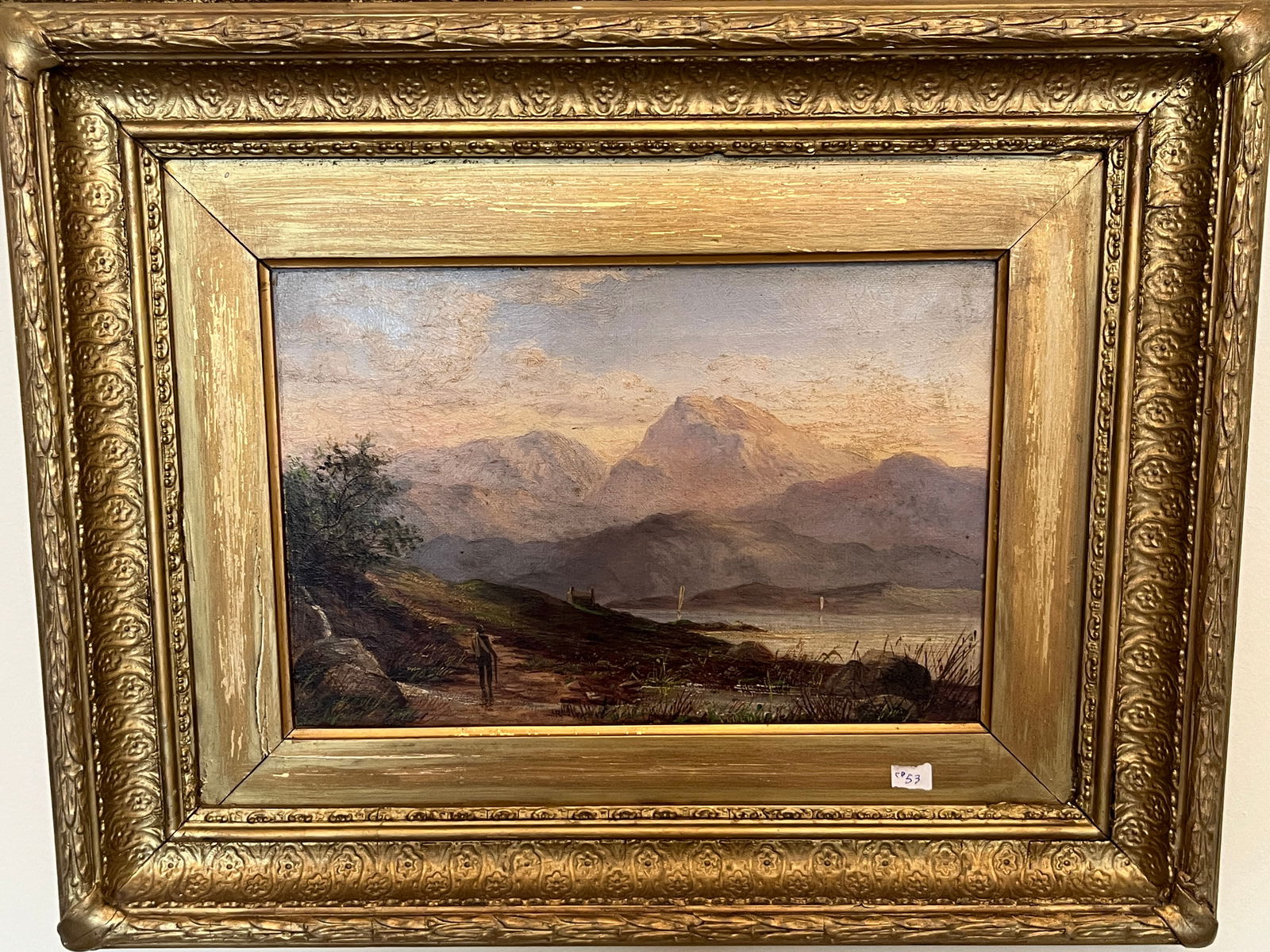 Oil/Canvas 'Mountain Scene' (1 of 3)