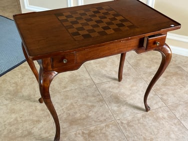 VTG Walnut Gaming Table-Italy