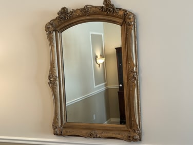 Ornate Gold Frame Wall Mirror