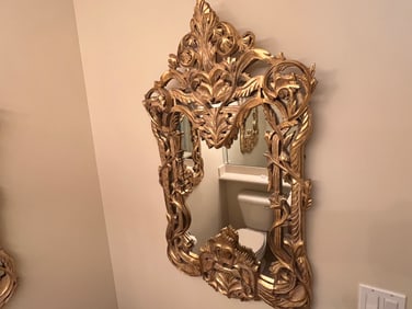 Gld.Gilt Ornate Wall Mirror