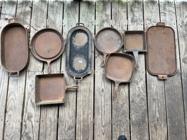 Box Lot of Cast Iron