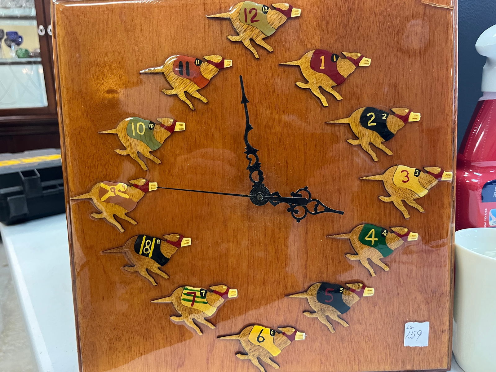 Race Dog Clock (1 of 1)