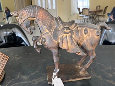 VTG Cast iron, Tang Dynasty Warrior Horse