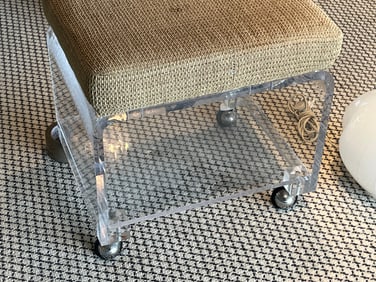 Lucite/Acrylic Vanity Stool