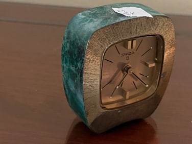 VTG Swiza8 8 day Solid Brass Clock