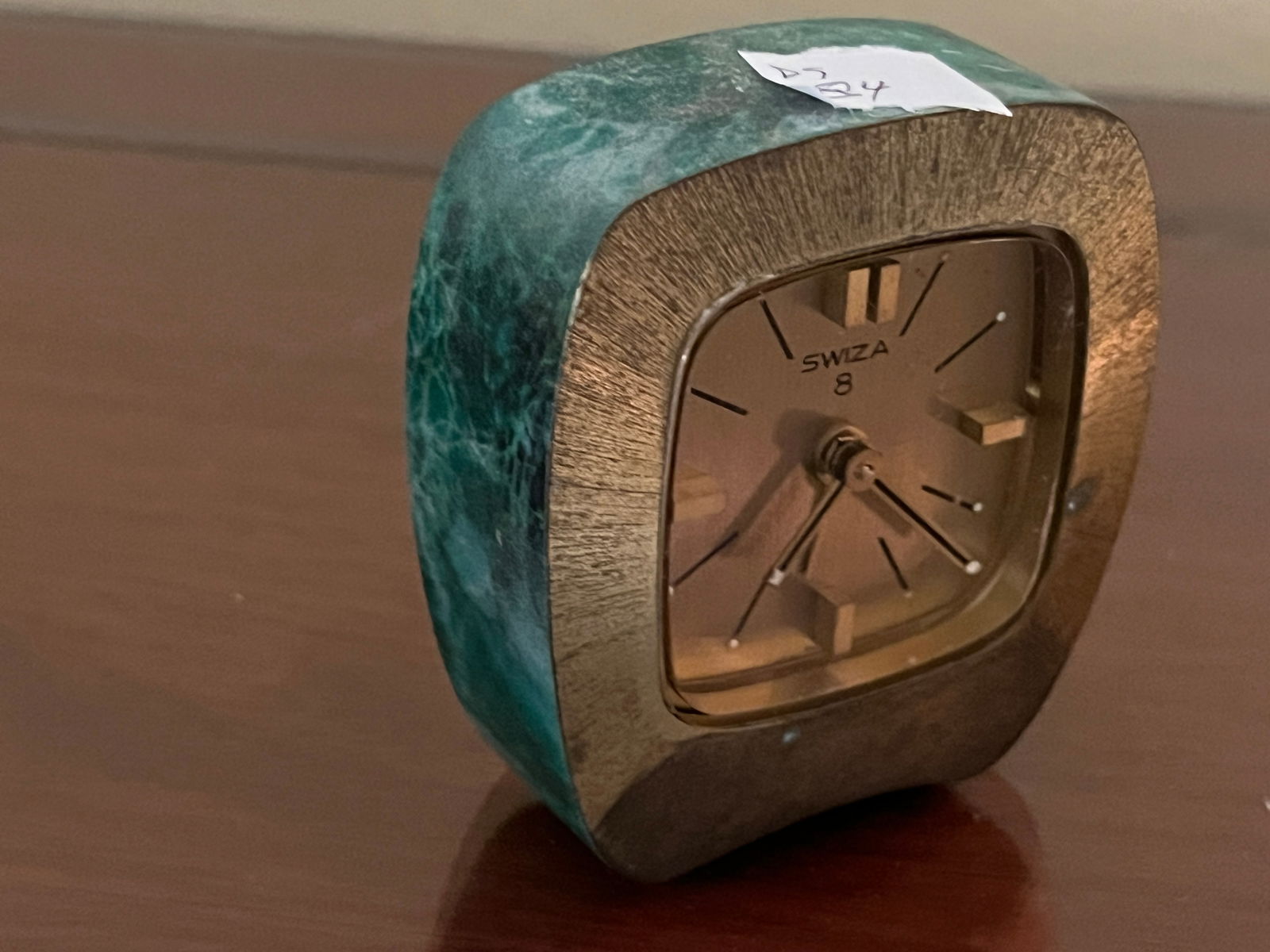 VTG Swiza8 8 day Solid Brass Clock (1 of 3)