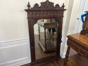 Antique German Wall Mirror