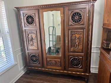 Antique German Wardrobe