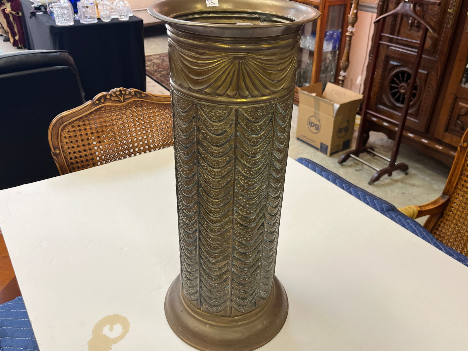 Brass Umbrella Stand (1 of 3)