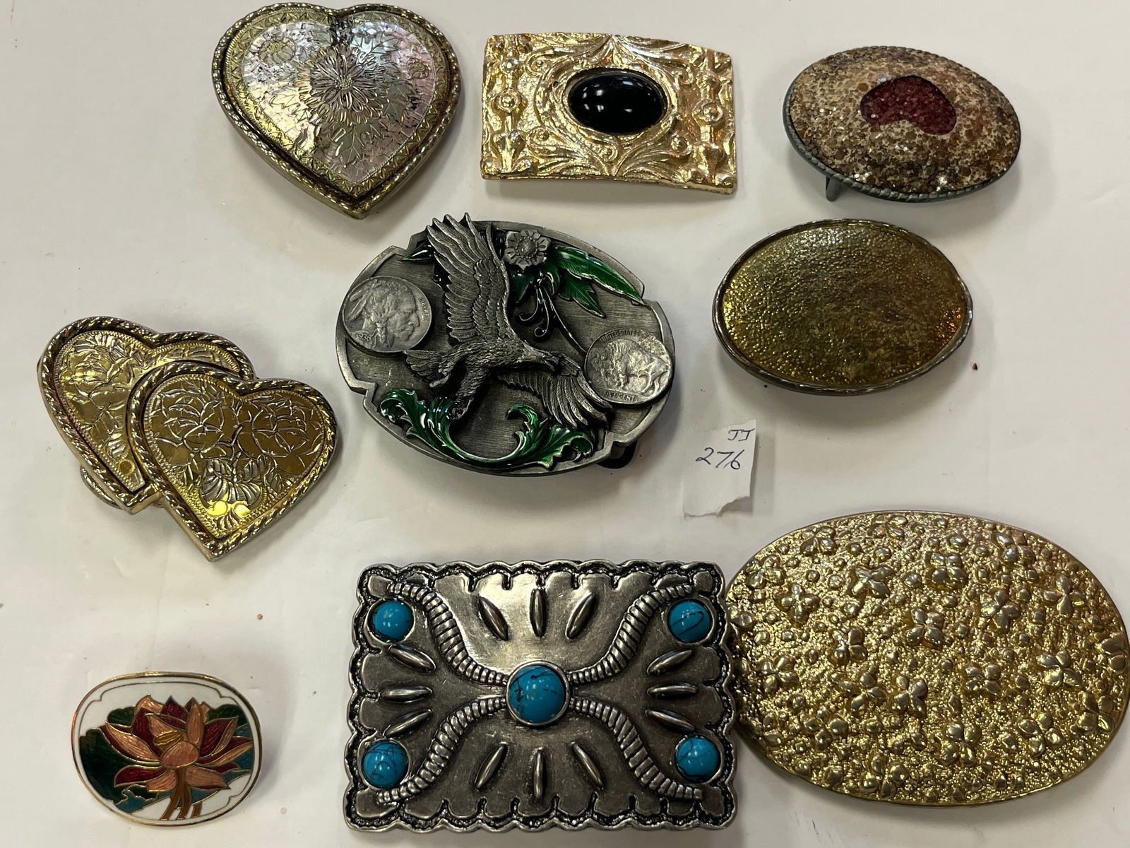 Bag Lot, Belt Buckles: Bag Lot, Belt Buckles