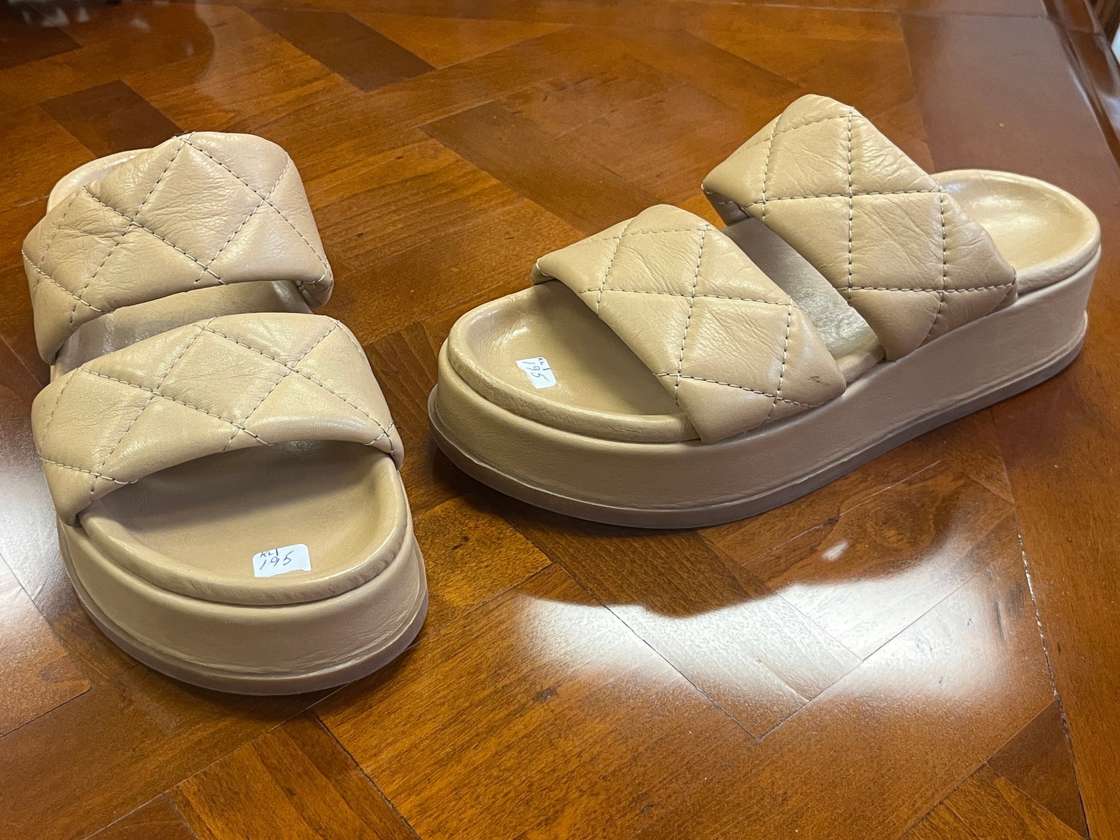ALDO Quilted Pillow Platform Slide Sandals (1 of 2)