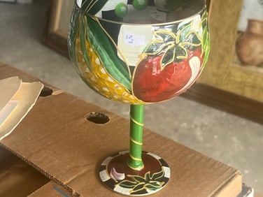Decorative Wine Glass