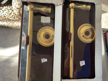 2-Boxes Brass 18" Towel Bars