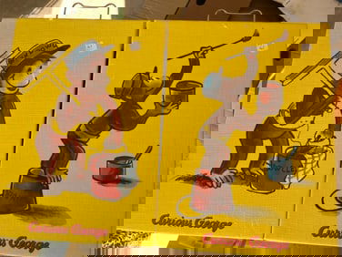 2-Courious George Plaques (yellow)