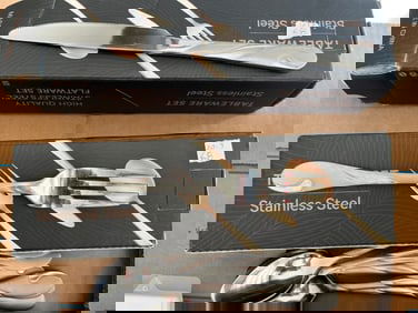 2-Boxes, 8place Set Stainless Flatware