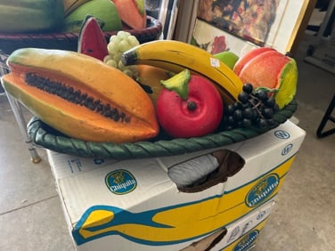 Large Fruit Bowl-Green
