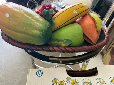 Large Fruit Bowl-Red