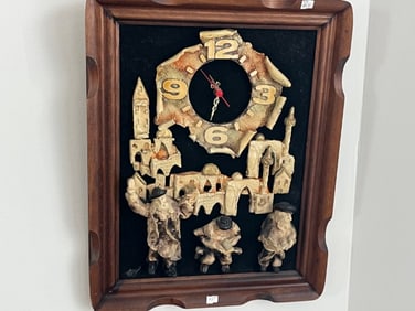 Judaic Wall Clock