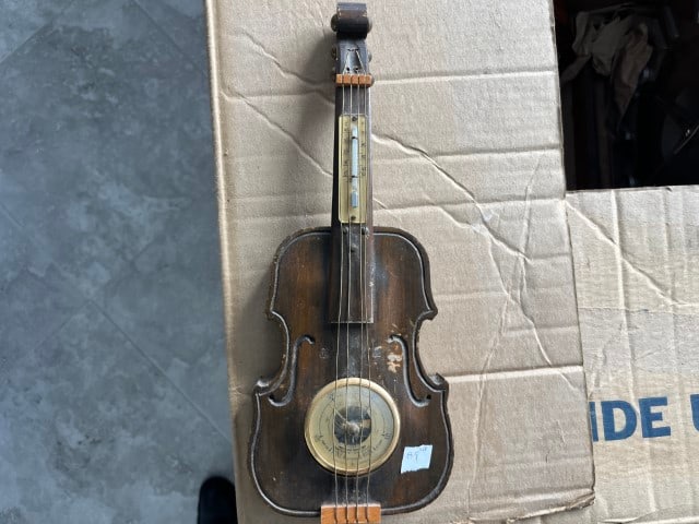 Violin Barometer: Violin Barometer 12.5"h