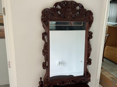 Mahogany Style Wall Mirror