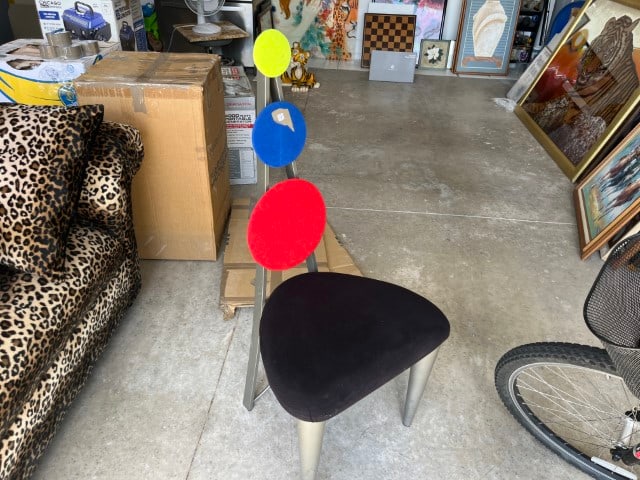 Ultra Modern Multi-Color Armless Chair (1 of 3)