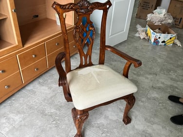 Mahogany Chippendale Arm Chair