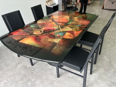 Dining Room Table with 4-Chairs