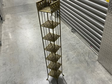 Gold Metal What-Knot Stand/CD Stand