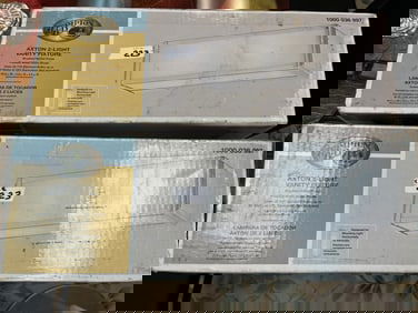 2-Hampton Bay Vanity Lights