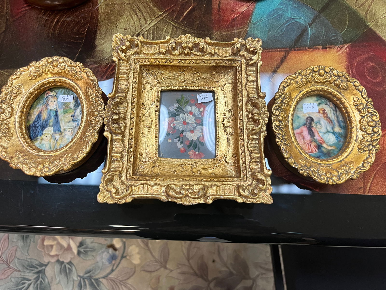 3-Gold Gilt Framed Prints (1 of 1)