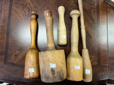 5-VTG Wood Pestle/Mashers
