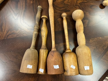 5-VTG Wood Pestle/Mashers