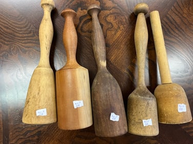 5-VTG Wood Pestle/Mashers