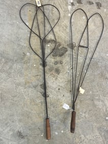 2-Antique Rug Beaters