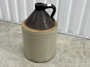 Antique Stoneware 10"h Whisky Jug