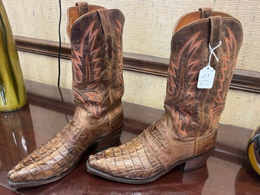 Lucchese 1883 Hornback Alligator Boots
