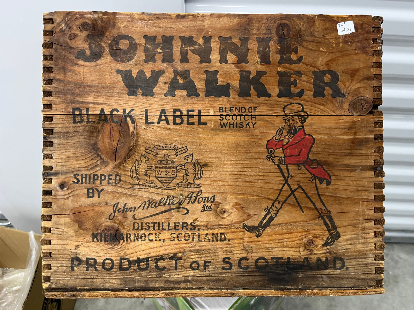 Antique Johnny Walker Whisky Crate (1 of 6)