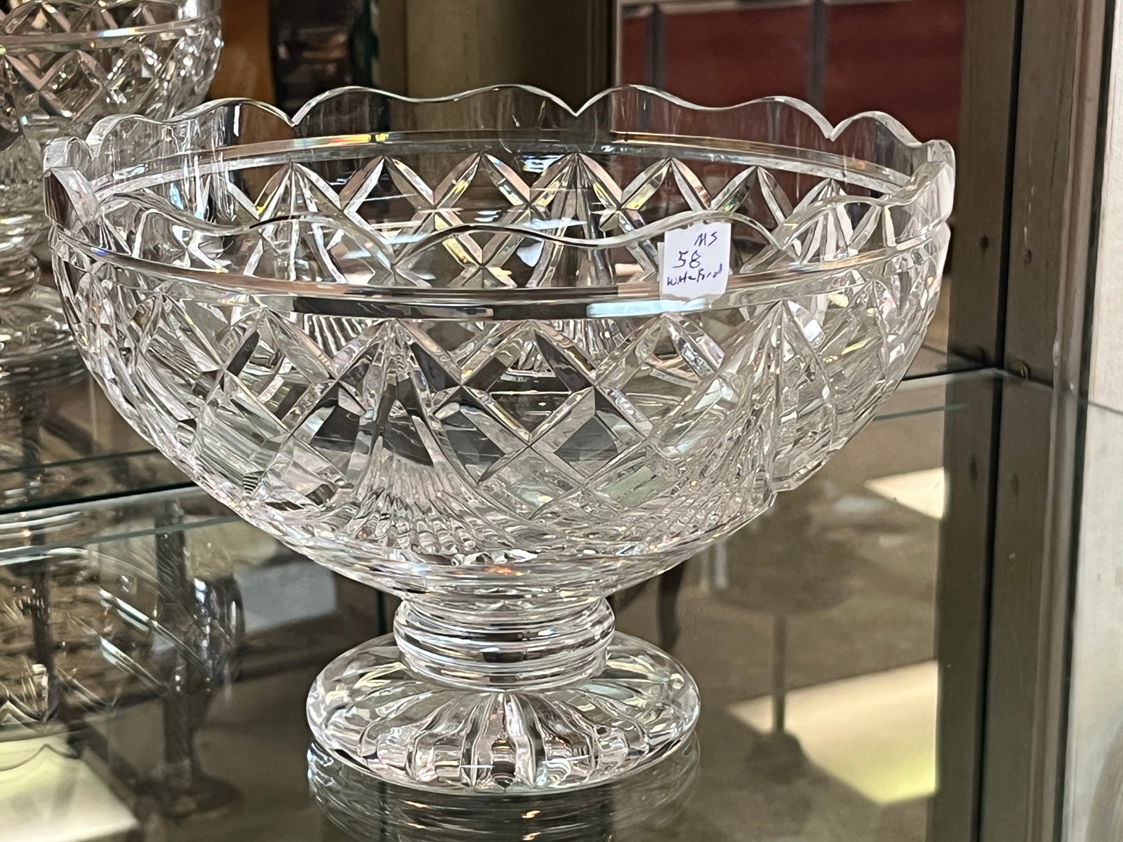 Waterford Crystal Huntley 10" Footed Bowl: Waterford Crystal Huntley 10" Footed Bowl