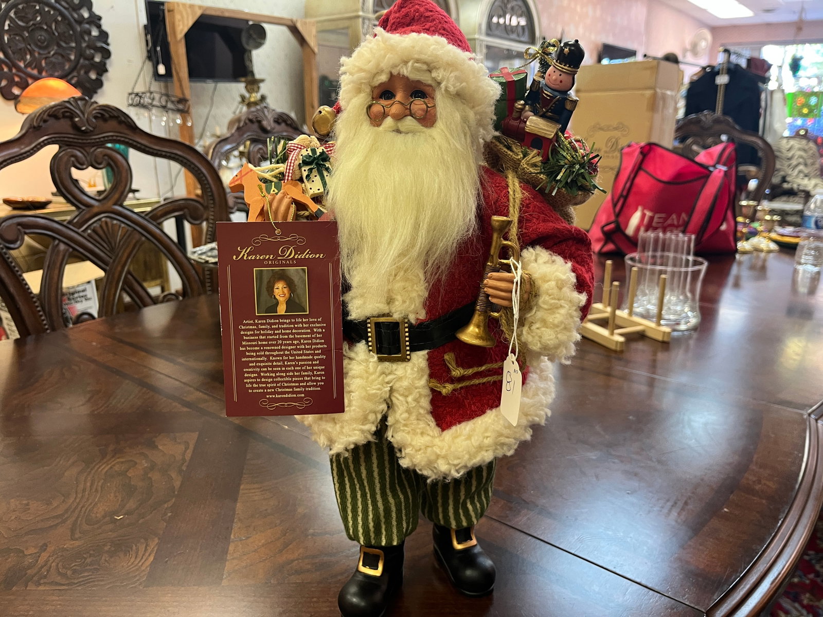 Karen Didion18"h Santa Clause: Karen Didion18"h Santa Clause