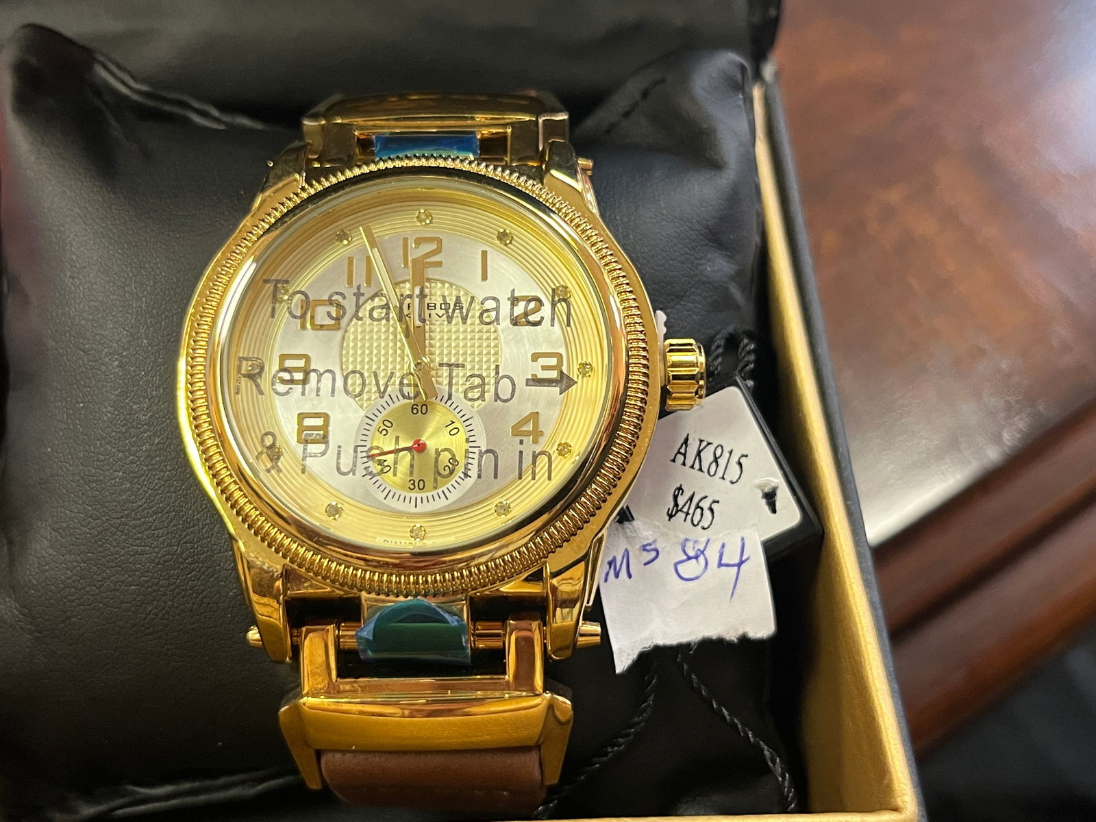 AKRIBOS XXIV Gold Watch AK815 (1 of 2)