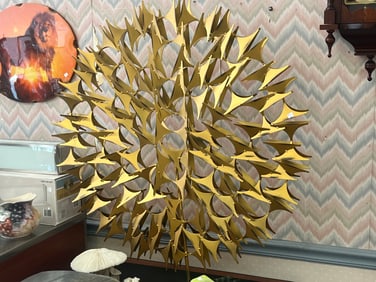 Cosmos Large Gold Sculpture