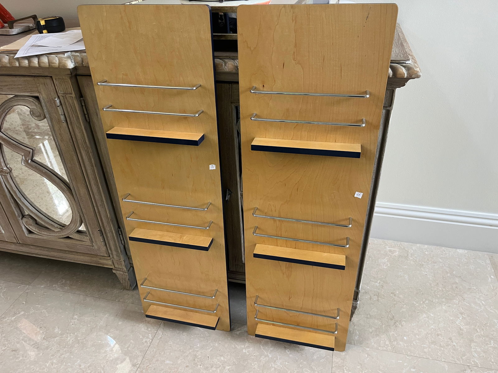 (2) What Knot Wall Shelf, 41h x 13w x 3d (1 of 2)