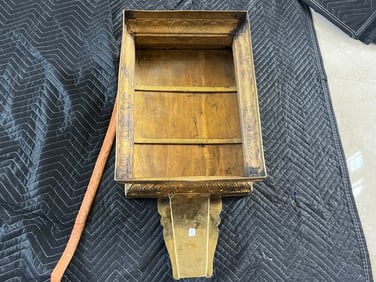 VTG Hammered Brass Picture Frame