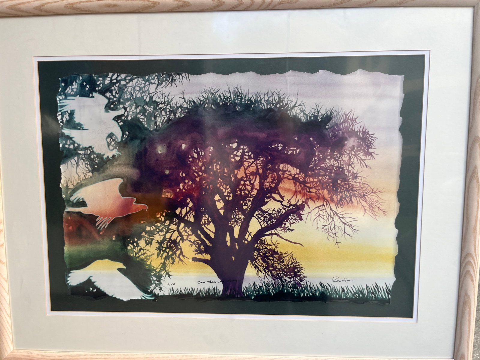 Rick Hinn Tree Litho 41/250 'Once There Were Many': Rick Hinn Tree Litho 41/250 'Once There Were Many'