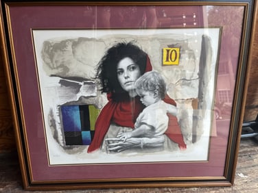 Sandi Berman (1923-1977) Litho 245/250 'Mother Holding Child'