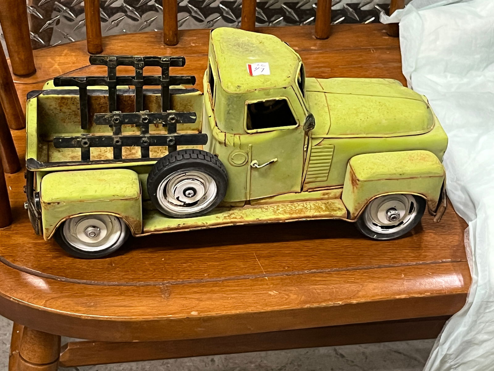 VTG Green Truck possibly made by Buddy L (1 of 5)
