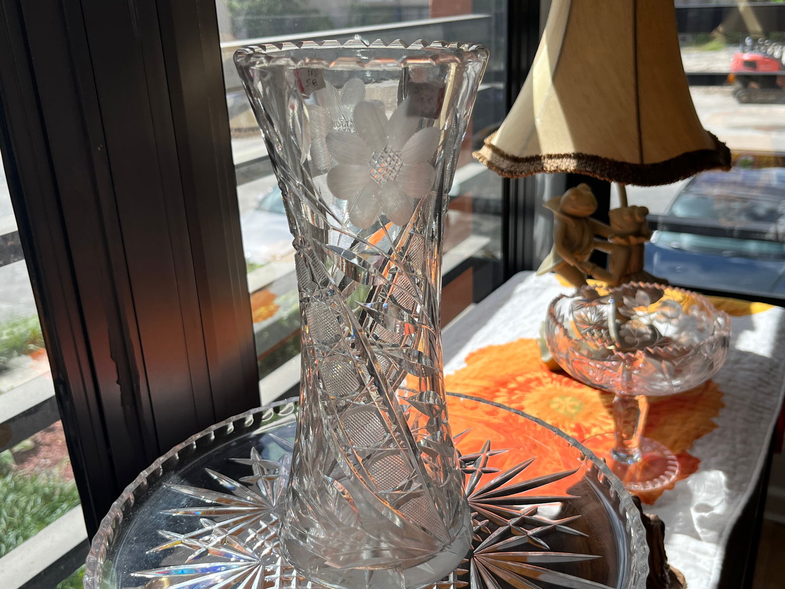Crystal 10"h Vase: Crystal 10"h Vase
